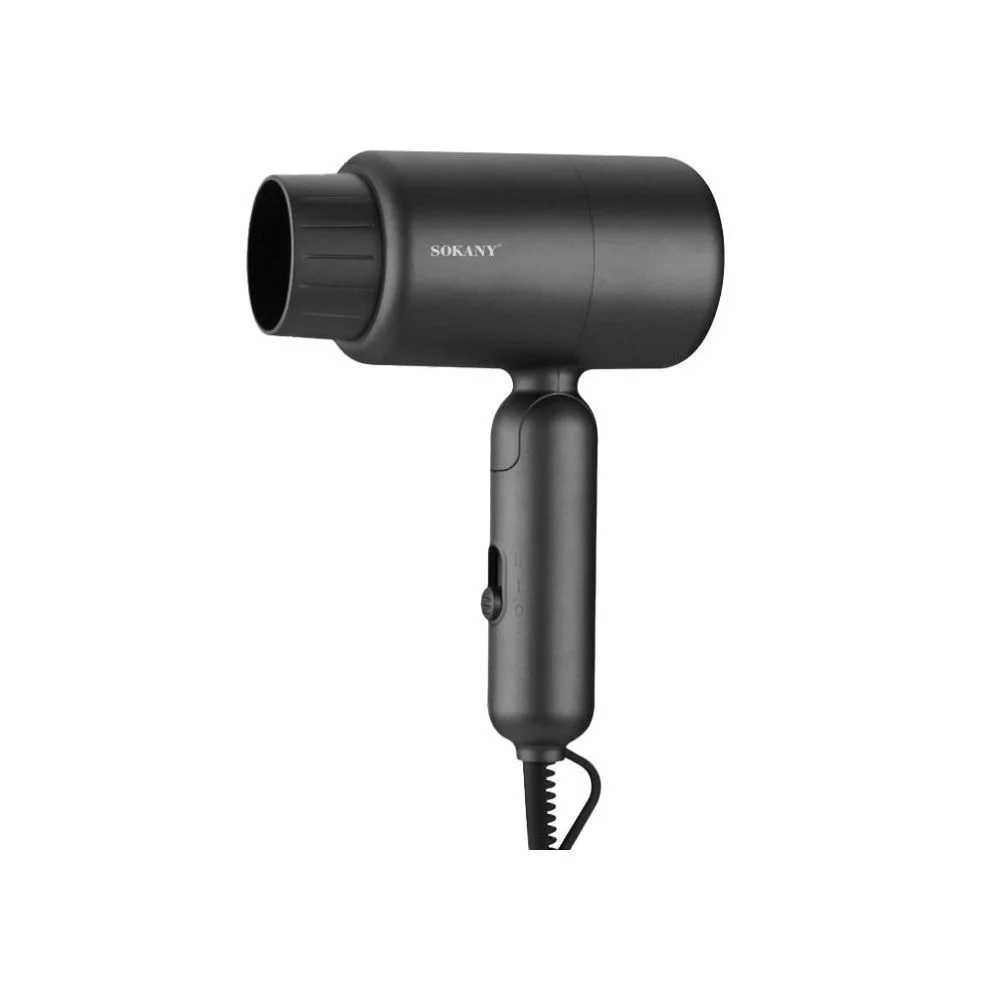 Sokany Mini Hair Dryer 1200 Watt , Grey - SK-14028