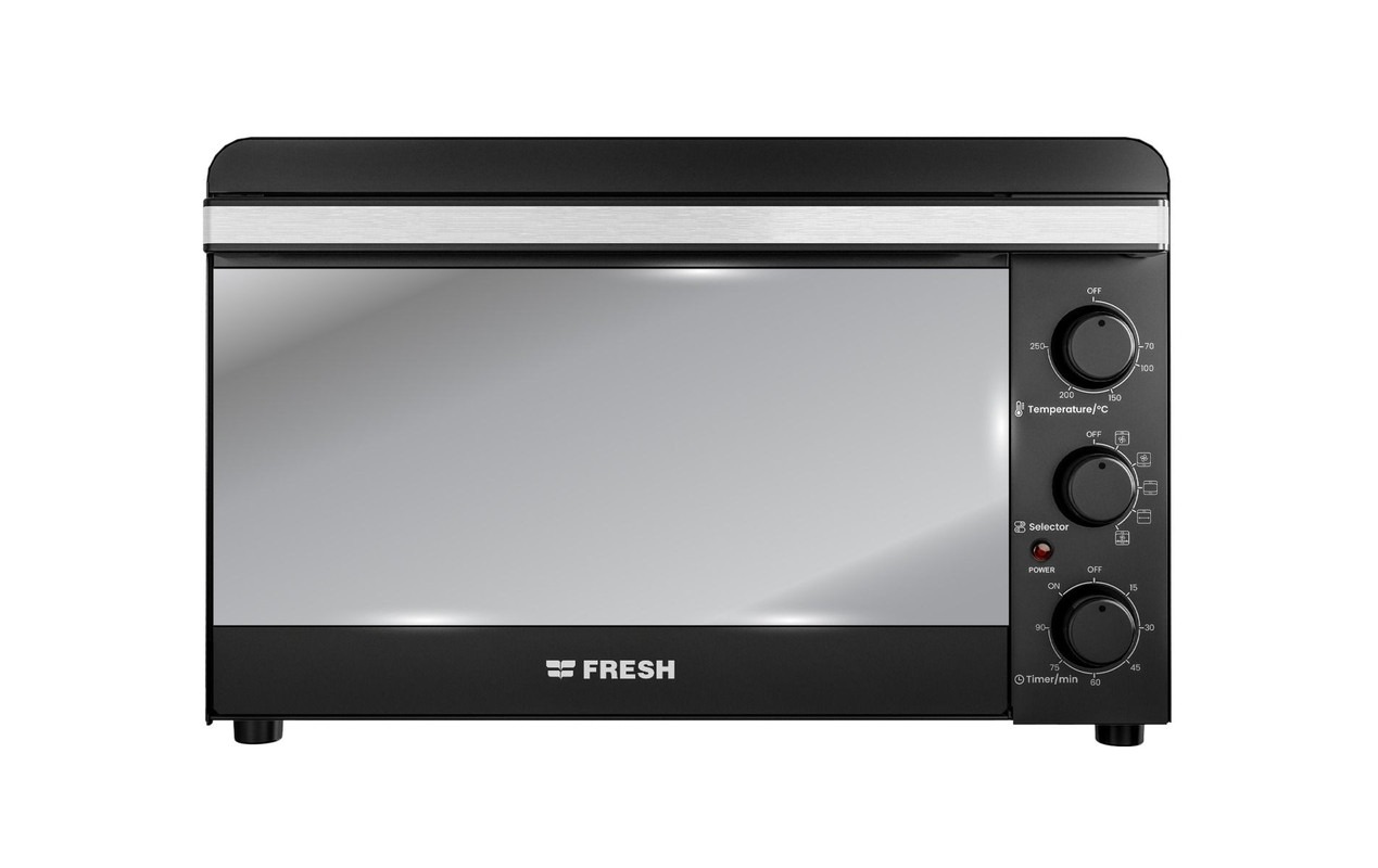 Fresh Cosmo Oven with Grill , 48 Liter 2000 Watt , Black - FR-4804RCL