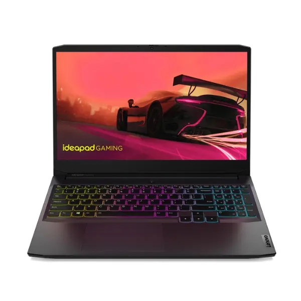 Lenovo IdeaPad 3 15ACH6 Gaming Laptop ,AMD Ryzen 7 5800H 15.6 Inch ,512 GB SSD ,16 GB ,NVIDIA GeForce RTX 3050 Ti ,FreeDos - Shadow Black