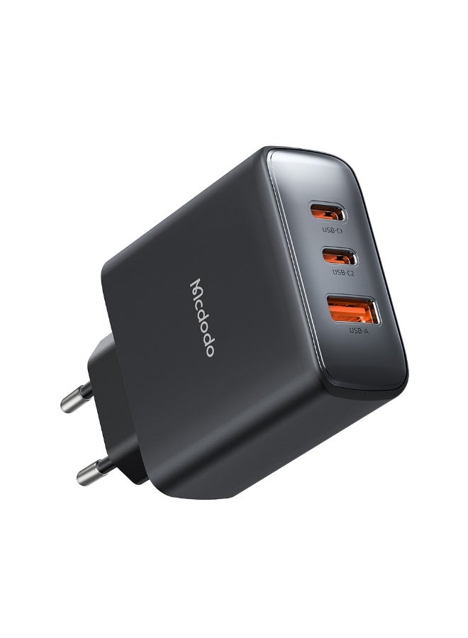 Mcdodo Wall Charger , 3 Ports Multi Ports , 45 Watt Black - CH-4860