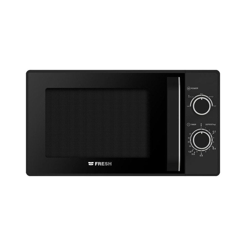فريش ، سعة 25 لتر ، 800 وات ، اسود - FMW-25MC-B