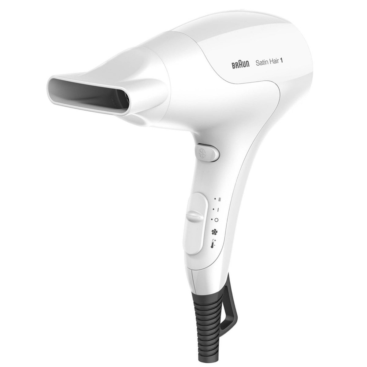 Braun Satin Hair 1 Hair Dryer 1800 Watt , White - HD180