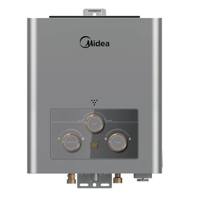 Midea Gas Water Heater , 6 Liter Grey - MGWH06-12MZLEG-S