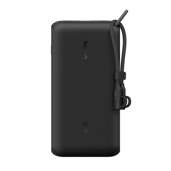 Belkin BoostCharge Wired Wired Power Bank , 20000 mAh 3 Ports , Black