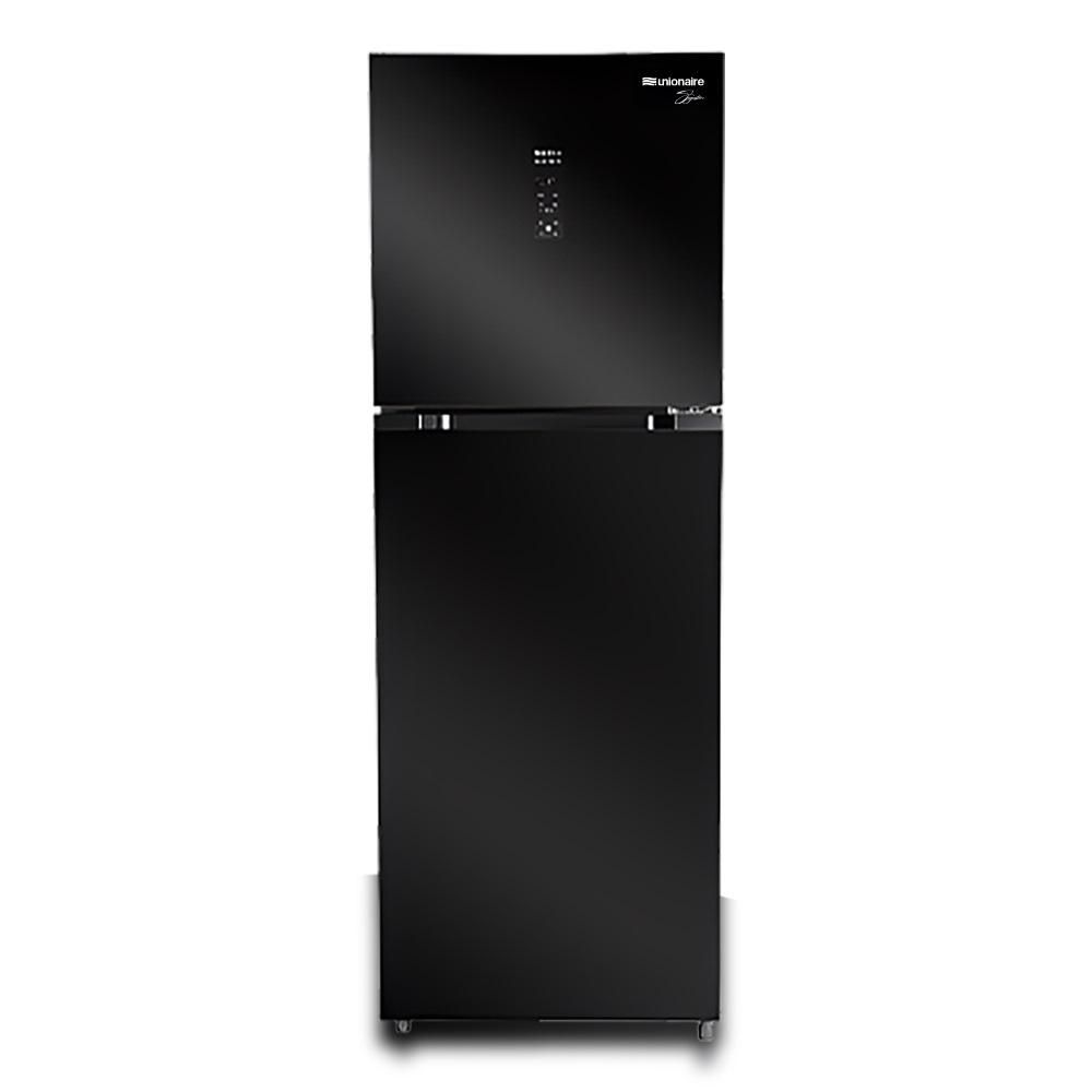 Unionaire I-Cool NoFrost Top Freezer Refrigerator , 350 Liter , Black - URN-420LBG1A-DTHRBSM