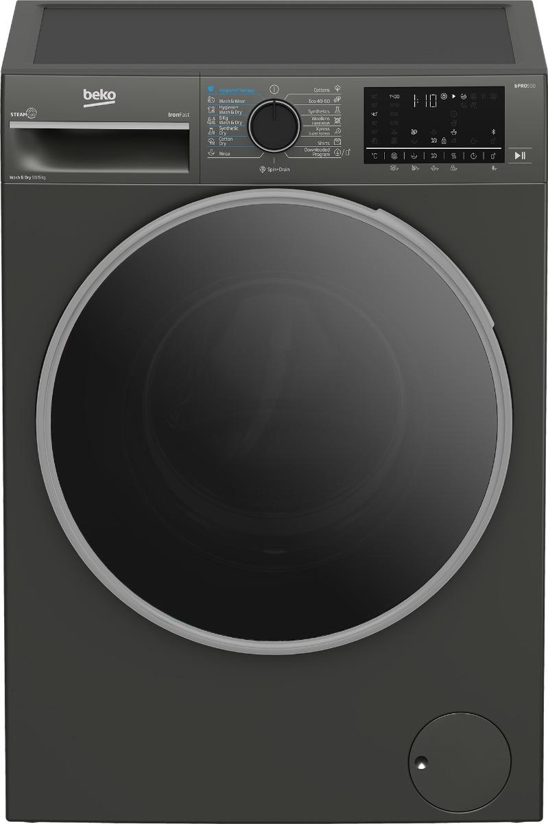 Beko BWD10640MCI Inverter Front Load Washing Machine , 10 kg , Grey