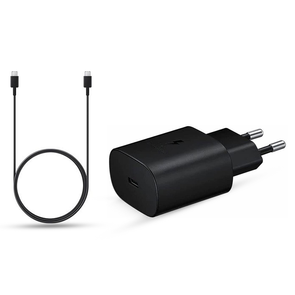 Samsung Wall Charger Type C , 25 Watt Black - EP-DX310JBEGWW