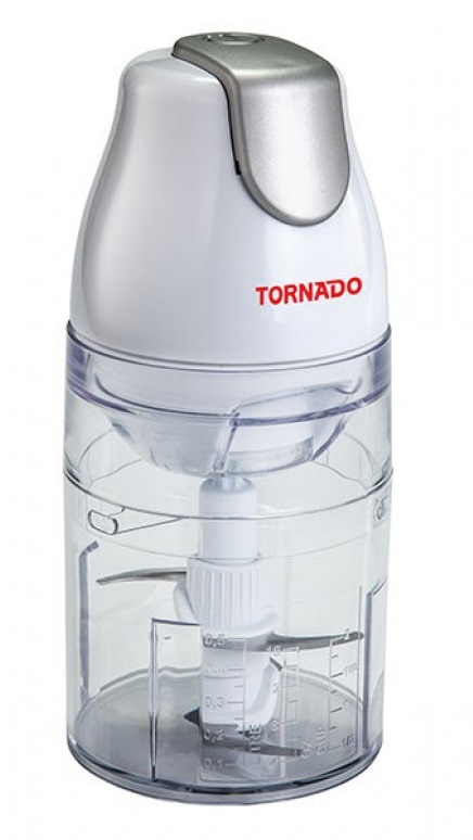 Tornado Electric Chopper 1 Liter , 400 Watt White - CH-400S