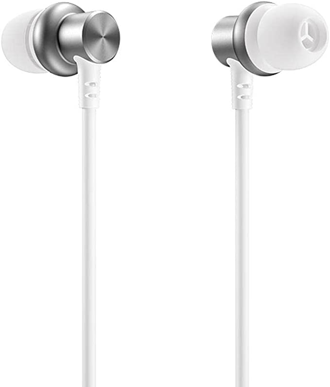 Joyroom Wired Earphones , White Silver - JR-EL115