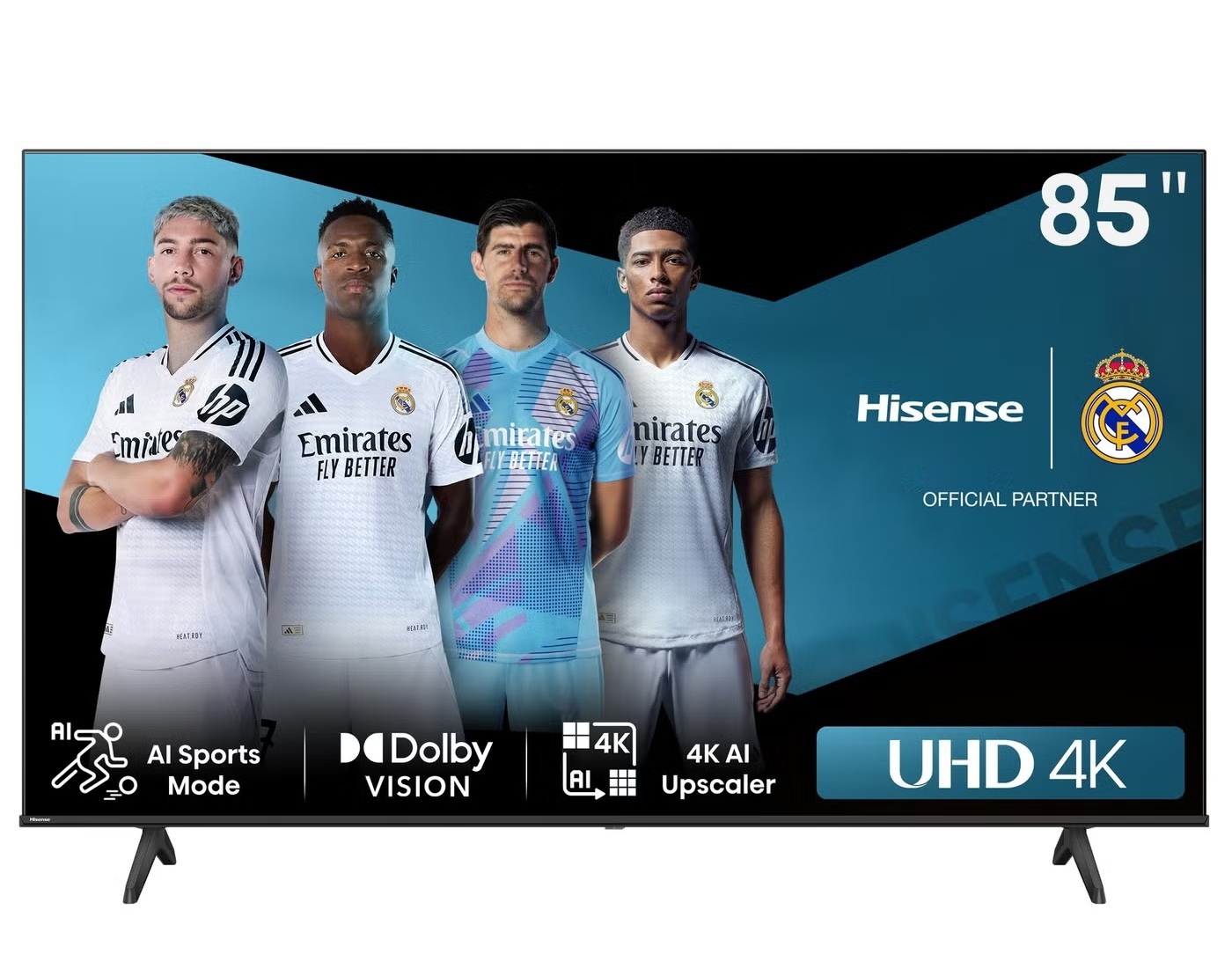 Hisense 85 Inch Smart TV , 4K UHD LED - 85A6N