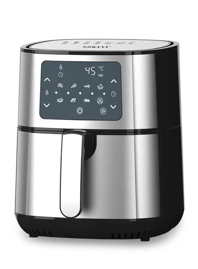 Sokany Air Fryer , 7 Liter , 1700 Watt Silver - sk-8048
