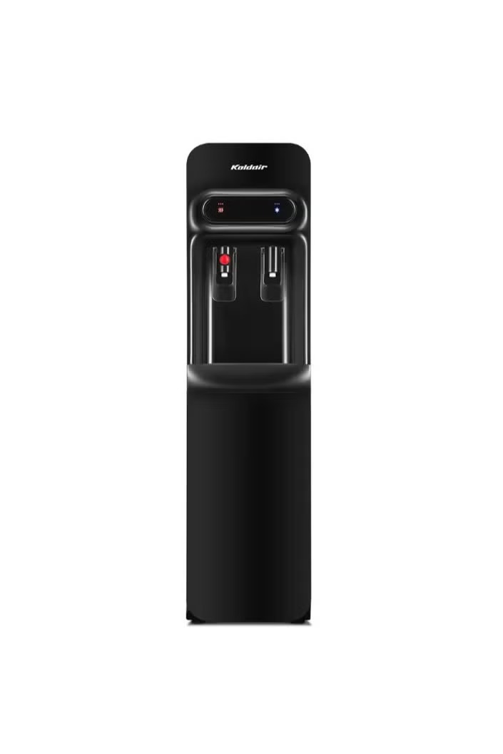 Koldair Slim Hot & Cold Top Loading Water Dispenser , 2 Tabs Black