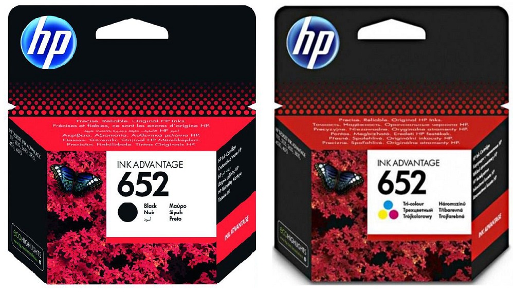 HP 652 Ink Cartridge Set 