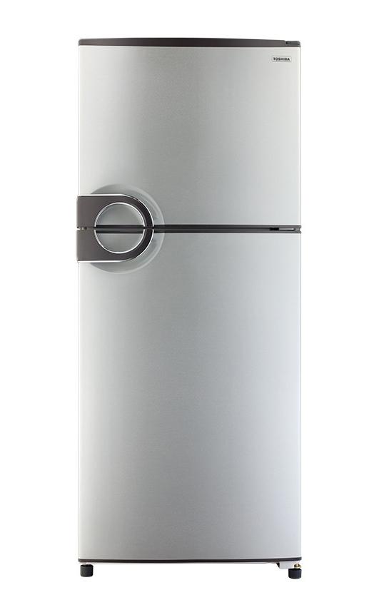 Toshiba Top Freezer Refrigerator , 355 Liter , Silver - GR-EF40P-J-S