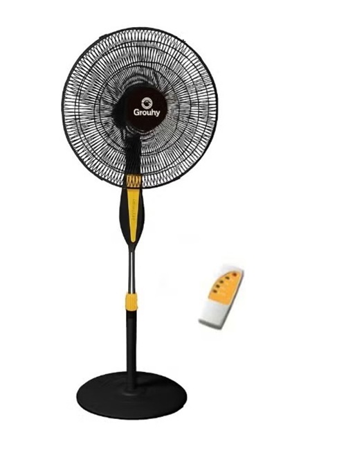 Grouhy Stand Fan , 18 Inch , Black Yellow - USS-18026R