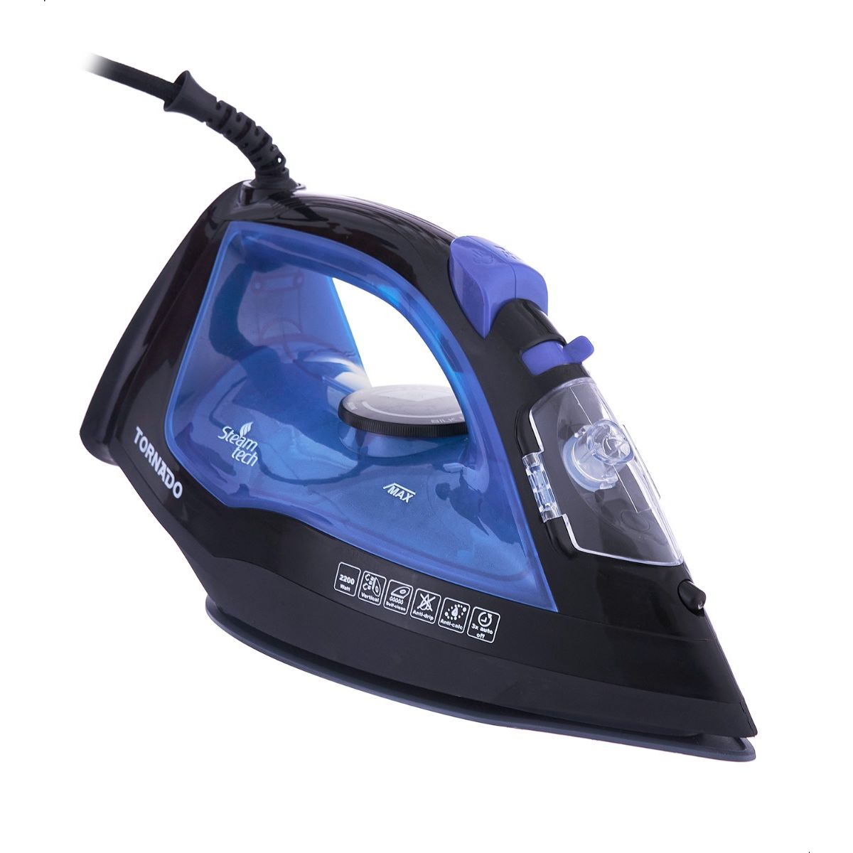 Tornado Steam Iron, 2200 Watt - TST-2200