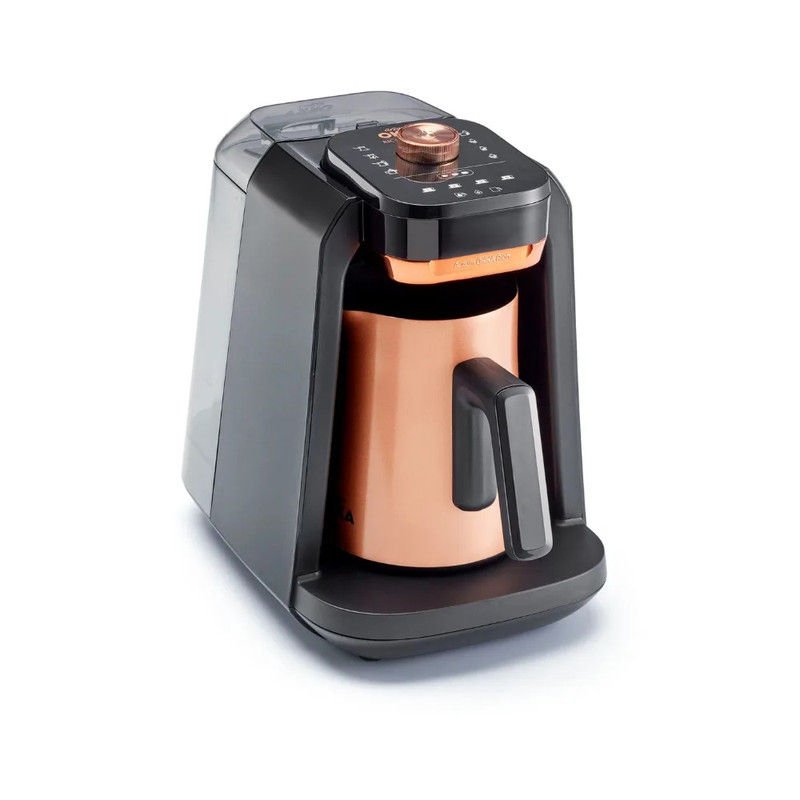 Arzum OKKA Rich Pro Plus Turkish Coffee Maker , 1.3 Liter 700 Watt Black Copper