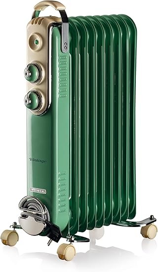 Ariete Oil Heater , 9 Fins , 2000 Watt Green - ‎838