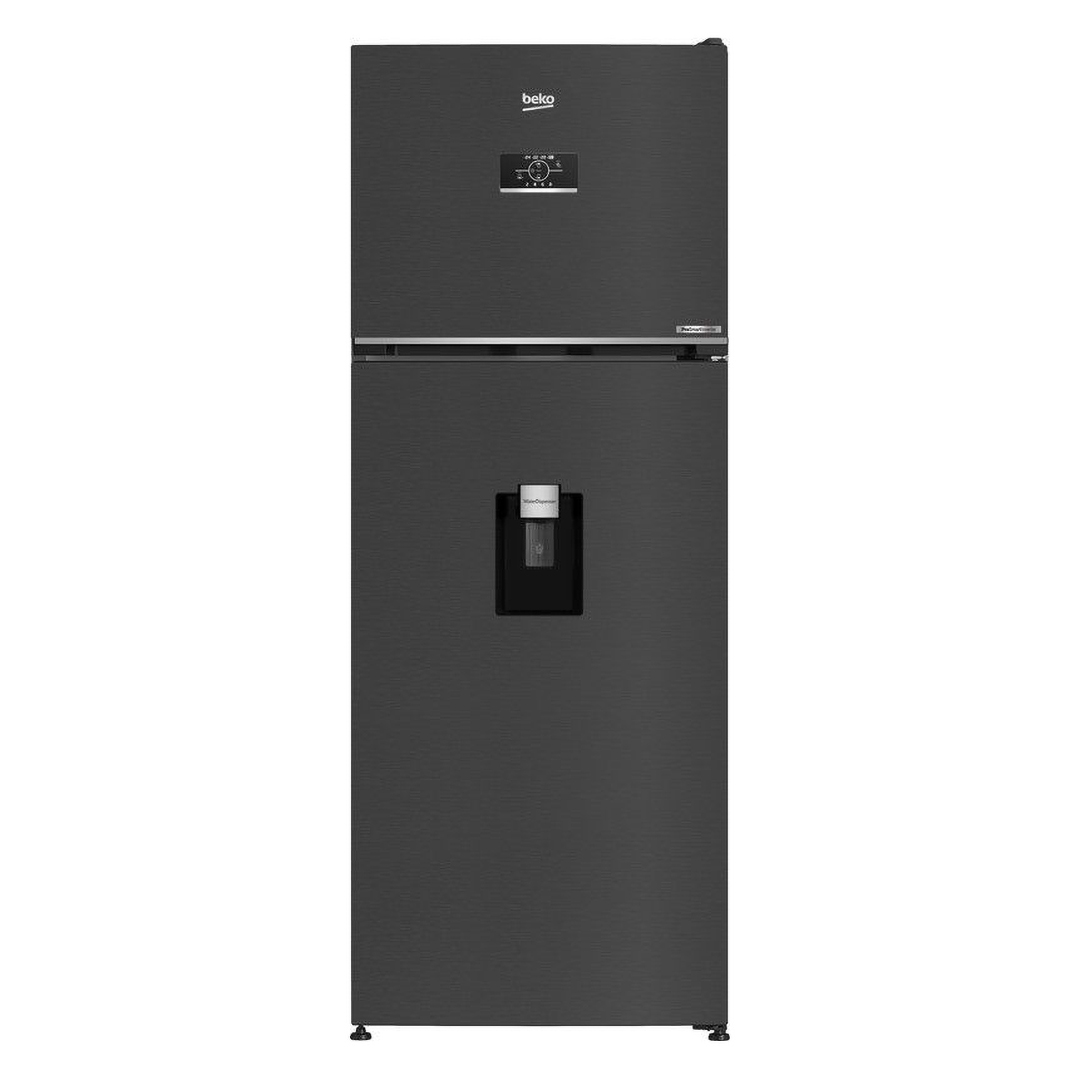 Beko NoFrost Top Freezer Refrigerator , 477 Liter Inverter Motor , Black - B3RDNE500LXBR