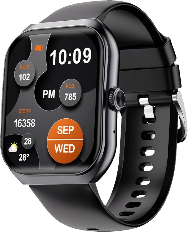Awei H58 Smart Watch , 2.01 Inch Black