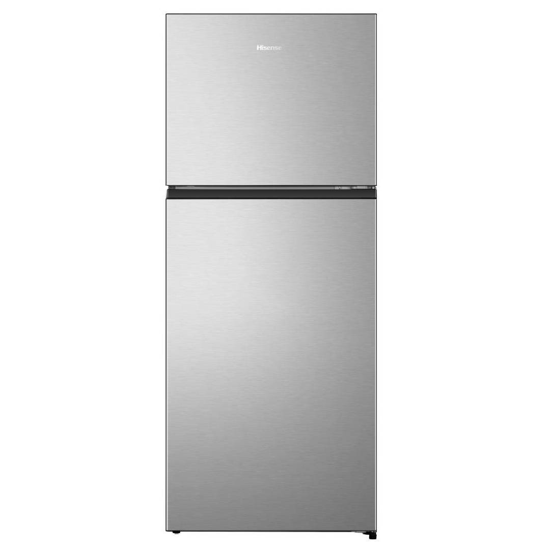 Hisense NoFrost Top Freezer Refrigerator , 418 Liter Inverter Motor , Inox - RT3N418NBCA