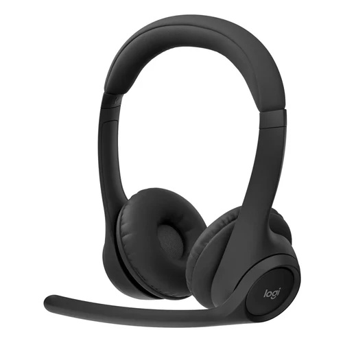 Logitech Zone 300 Wired Over Ear Headphones with Microphone , Black