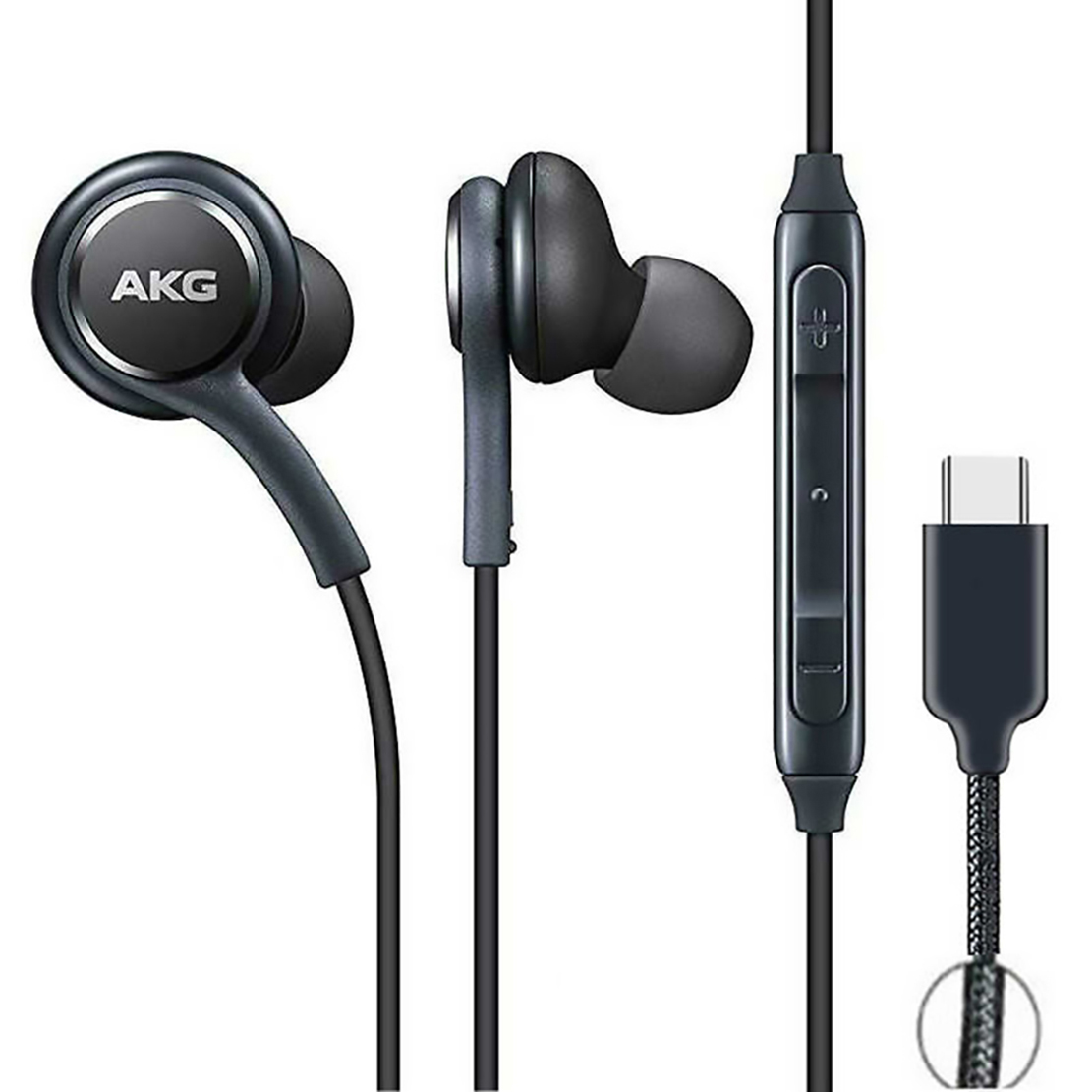 Samsung AKG Earphones , Black - EO-IC100BWEGAE