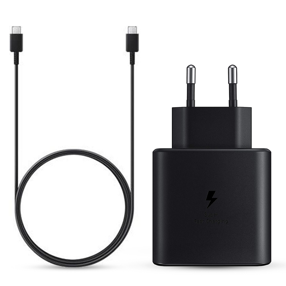 Samsung Wall Charger , 1 Ports Type C , 25 Watt Black - EP-TA800XBEGWW