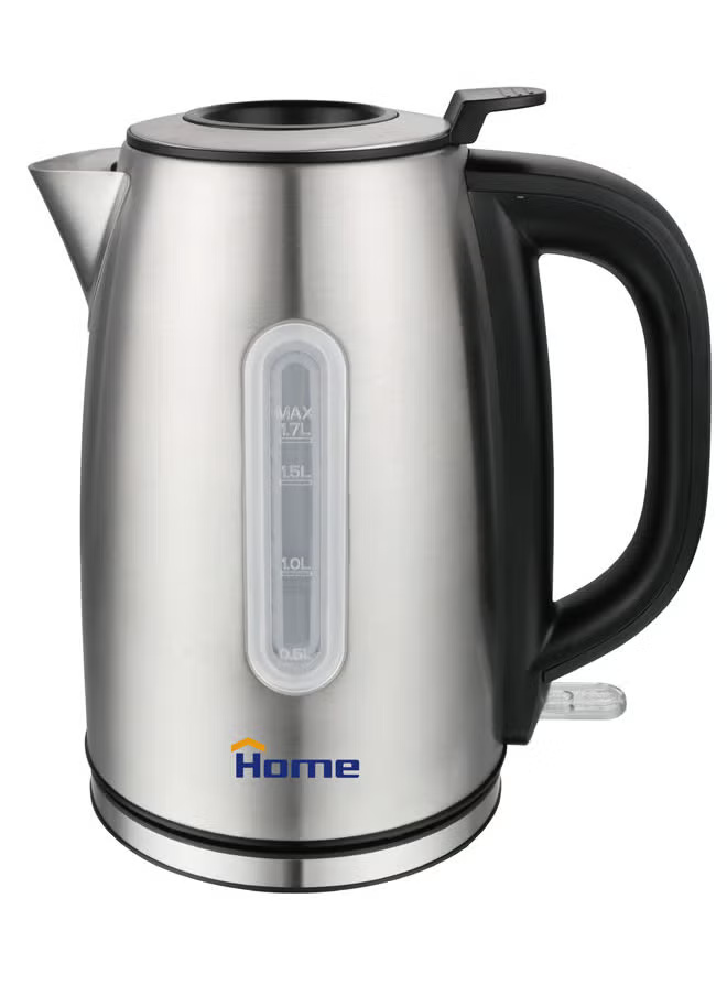 Home Electric Kettle , 1.7 Liter 1850 Watt , Stainless Steel - CS2236