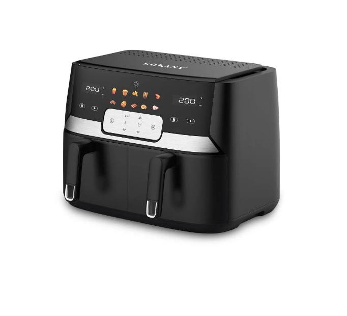 Sokany Air Fryer , 10 Liter , 3400 Watt Black - Sk-8047