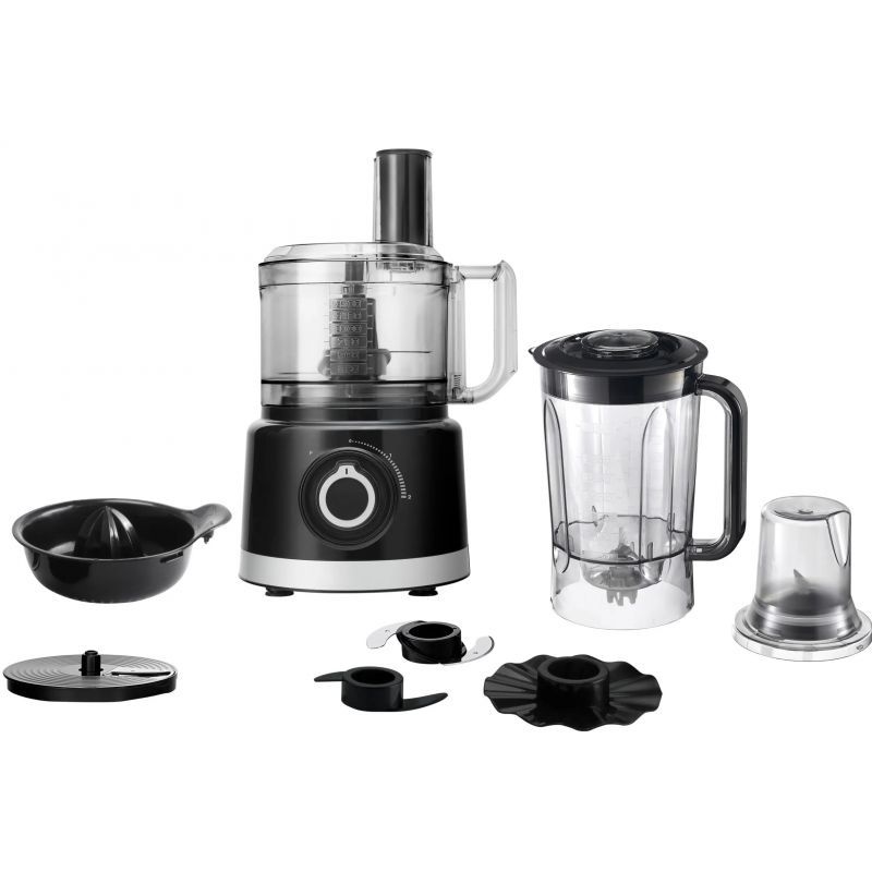 Ido Food Processor , 1000 Watt Black - FP1000-BK