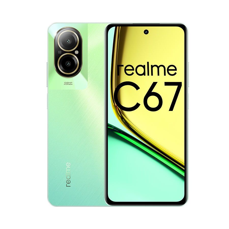 Realme C67 , 256 GB , 8 GB , 4G LTE , Dual-SIM - Light Green