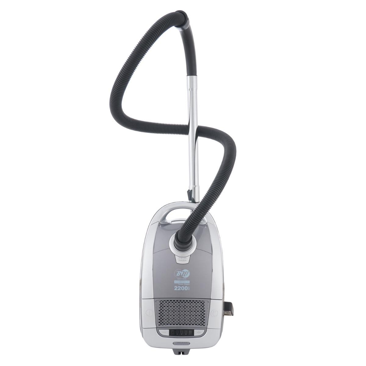 Black And White Canister Vacuum Cleaner Silver - VC-68 ER