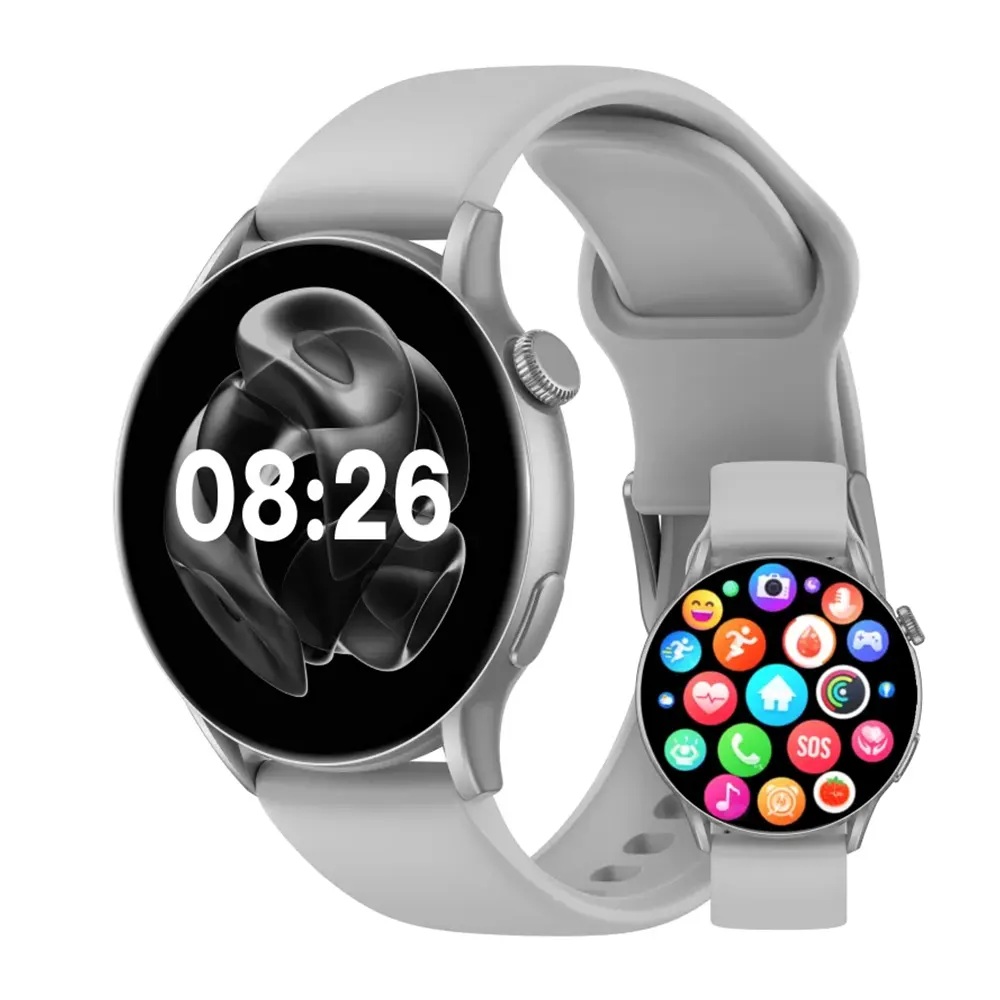 Cardoo X Orbit Smart Watch , 1.6 Inch Silver