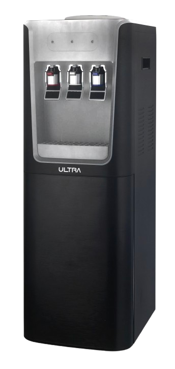 Ultra Hot, Cold & Normal Top Loading Water Dispenser , 3 Tabs Black/Grey - UWD3CBGE