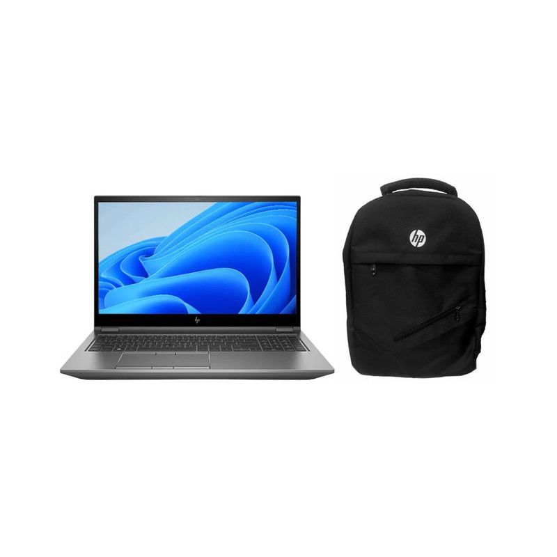 HP ZBook Fury 15 G7 Laptop, 15.6 Inch FHD, Windows 10 Pro - Grey with Bag (Pre-Owned)