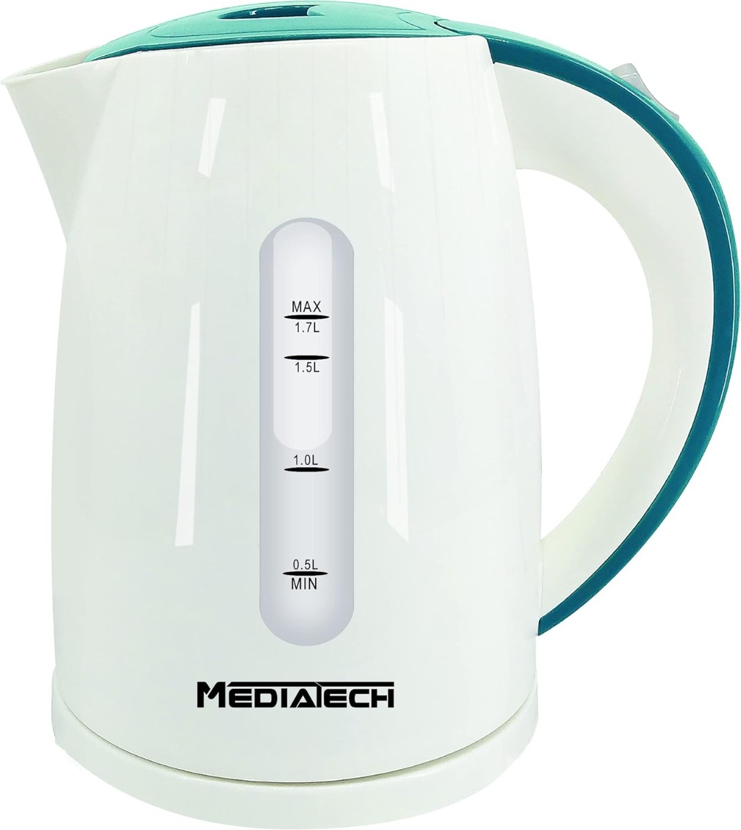 Mediatech Electric Kettle , 1.7 Liter , White - Mt-K199