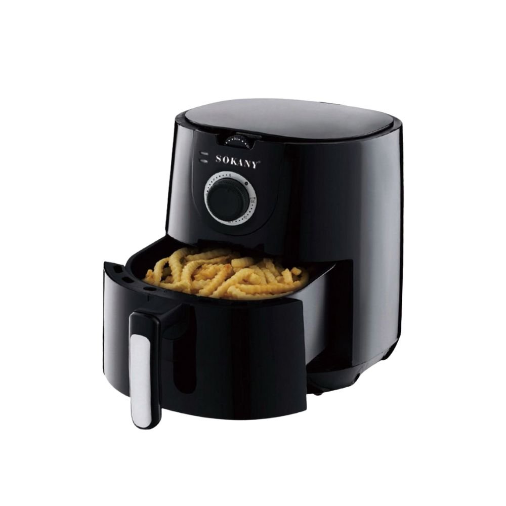 Sokany Air Fryer , 5 Liter , 1500 Watt Black - AF-002