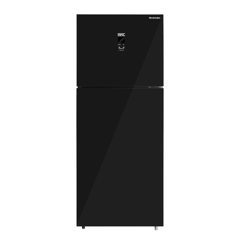 Unionaire Defrost Top Freezer Refrigerator , 350 Liter , Black - RD350BBDHGHUSTO