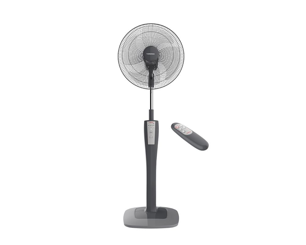 Tornado Stand Fan , 16 Inch , Grey - TSF-75G