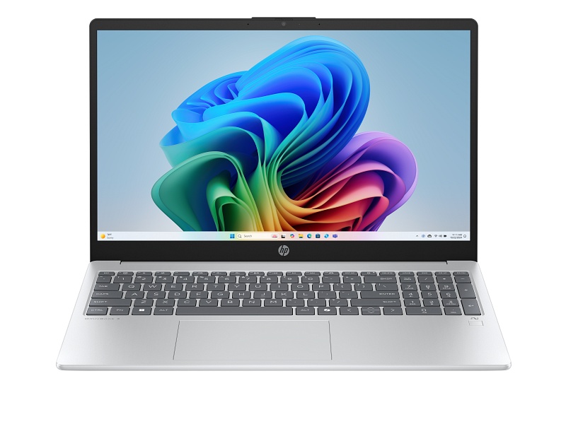 Hp OmniBook 3 15-fn0001ne C65XSEA Laptop ,AMD Ryzen AI 5 330 15.6 Inch ,512 GB SSD ,16 GB ,AMD Radeon 820M Graphics ,Windows 11 - Glacier Silver