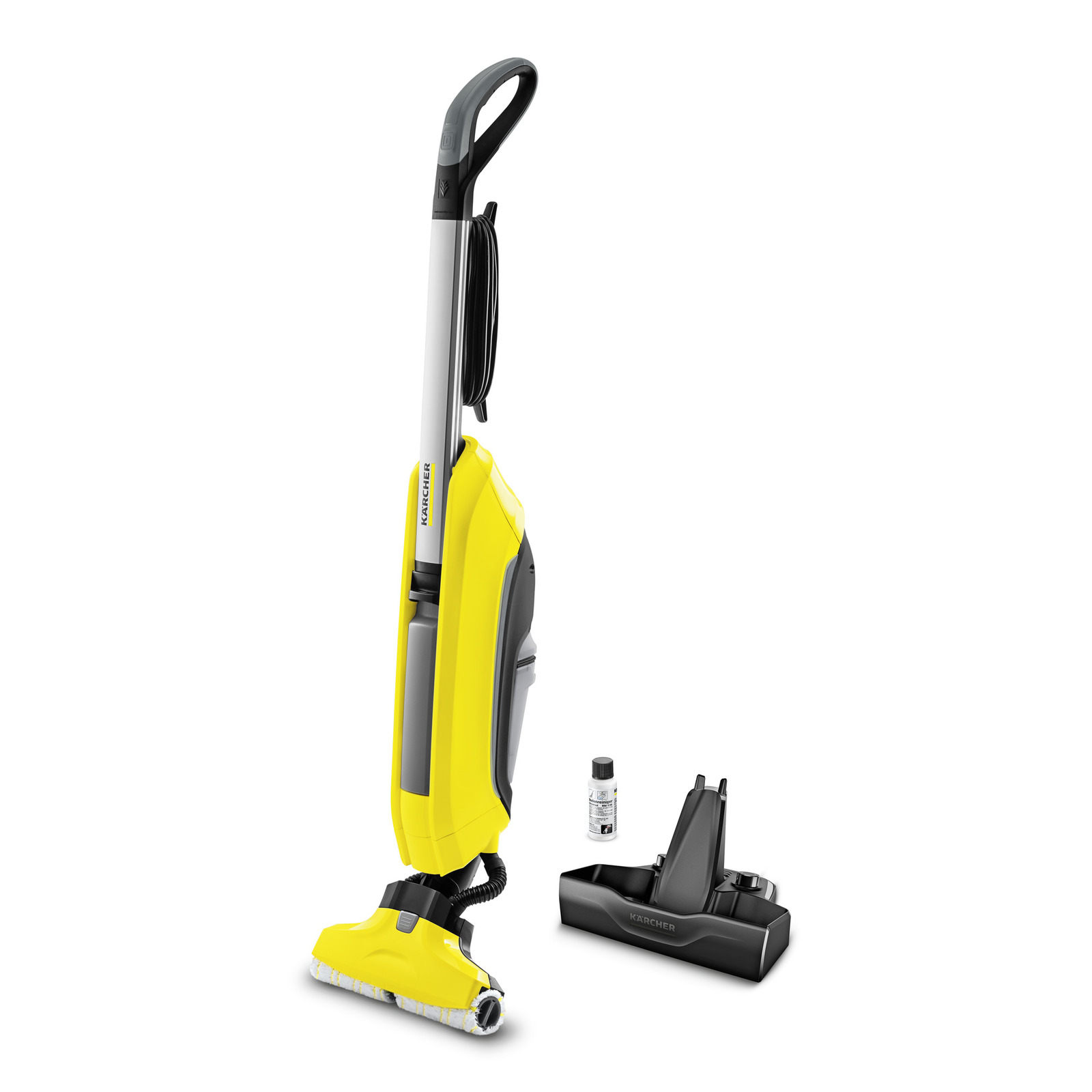 Karcher FC 5 2-in-1 Wet and Dry Stick Vacuum Cleaner , 460 Watt , Silver Yellow