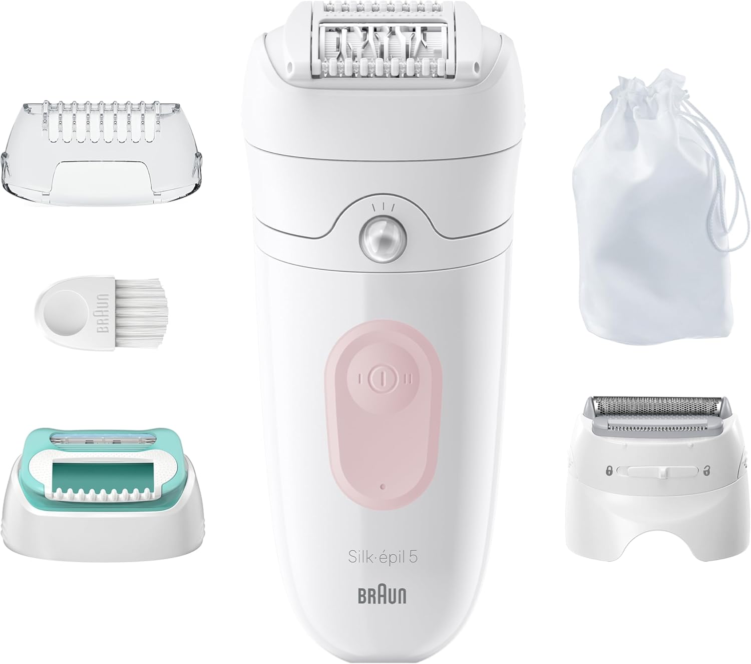 Braun Silk-épil 5 Epilator Wet & Dry White Pink - SE5-050