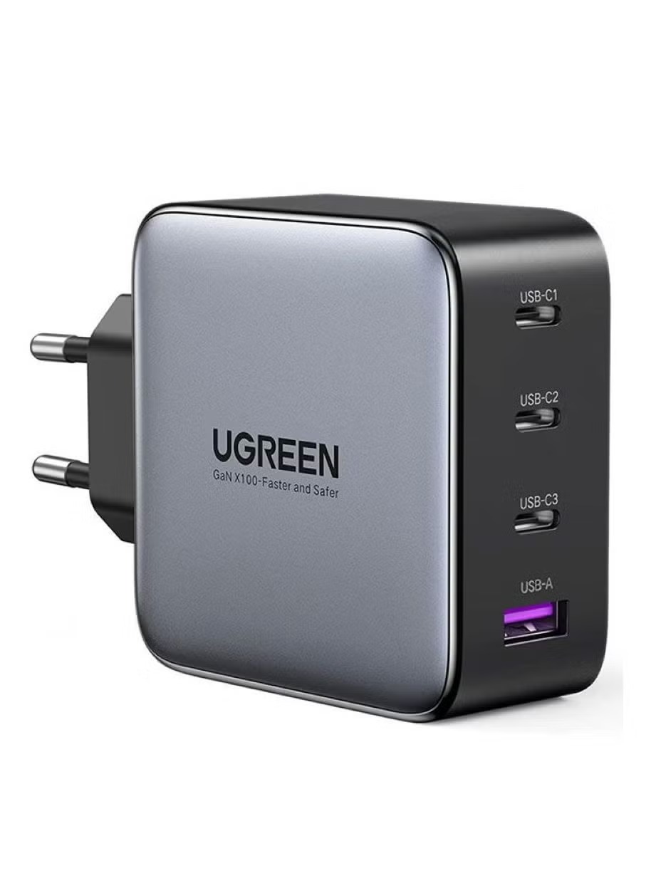 Ugreen CD226 Wall Charger , 4 Ports Multi Ports , 100 Watt Black - 40747