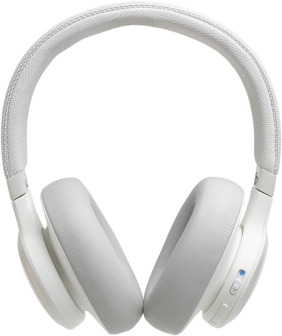 Jbl Live 650BTNC Wired and Wireless Over-Ear Headphones , White