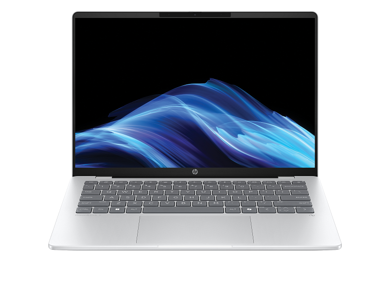 Hp OmniBook 5 AI 14-he0005ne Laptop ,Snapdragon X X1-26-100 14 Inch ,1 Terabyte SSD ,16 GB ,Integrated Qualcomm Adreno ,Windows 11 - Glacier Silver Aluminum