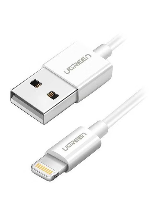 Ugreen Lightning Charging Cable 1 Meter White - 10493