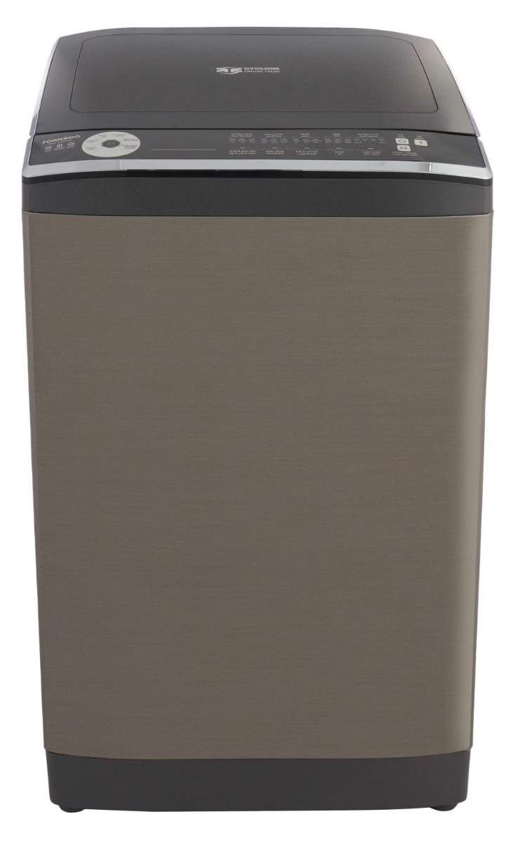 Tornado Top Load washing Machine , 9 kg , Silver - TWE-TLN09RSL