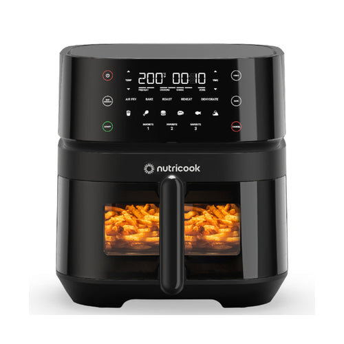 Nutricook 3 Vision Air Fryer , 5.7 Liter , 1700 Watt Black