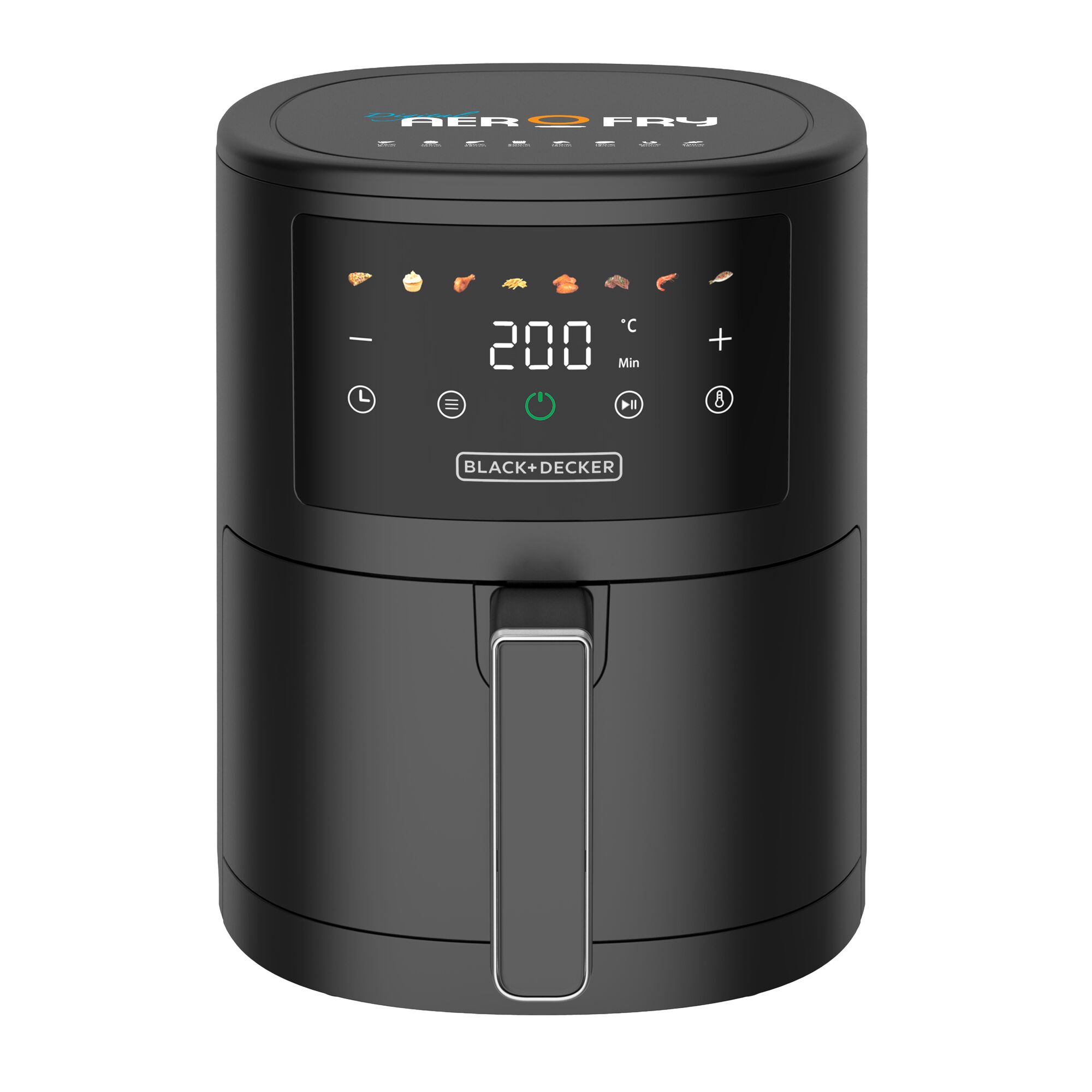 Black + Decker Digital Air Fryer , 3.5 Liter Black - AF3500-B5